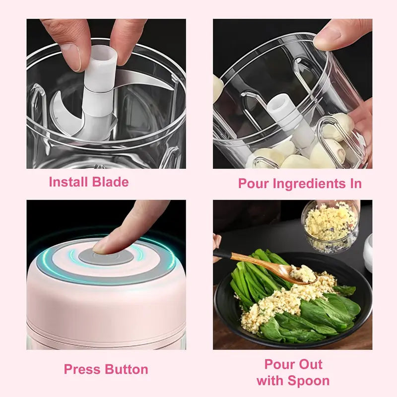 Electric Mini Vegetable Chopper