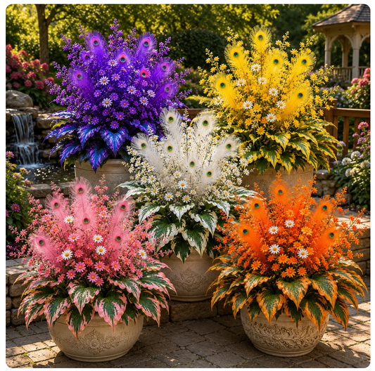 🌿🔥 Picomek Hosta Corms – Stunning Colors That Brighten Any Space 🦚