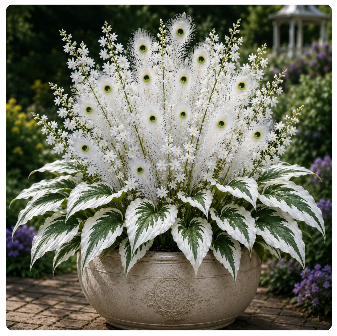 🌿🔥 Picomek Hosta Corms – Stunning Colors That Brighten Any Space 🦚