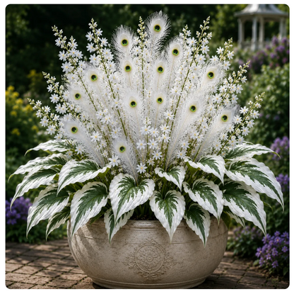 🌿🔥 Picomek Hosta Corms – Stunning Colors That Brighten Any Space 🦚
