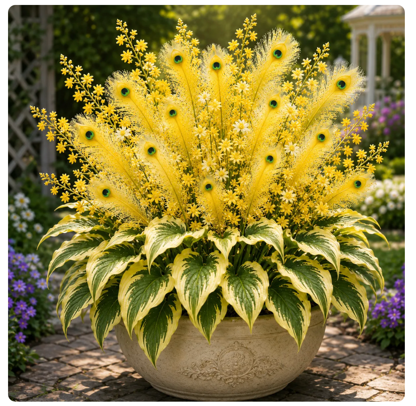 🌿🔥 Picomek Hosta Corms – Stunning Colors That Brighten Any Space 🦚